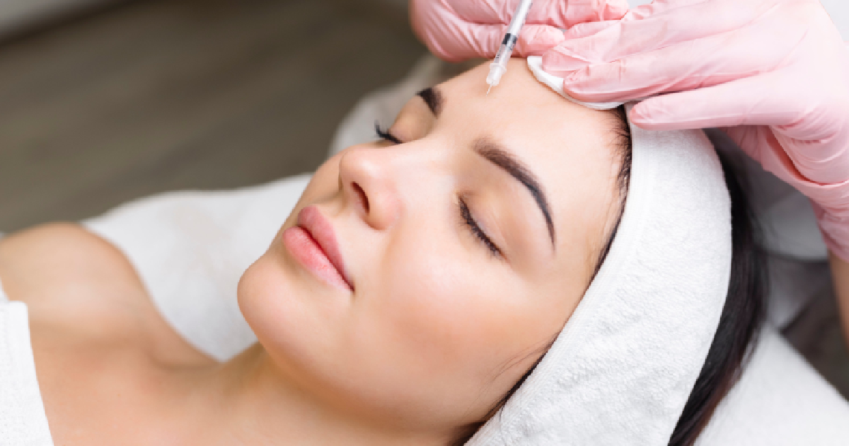 Woman receiving Neurotoxins Treatment in Savannah, GA to smooth fine lines and achieve a youthful, refreshed appearance.